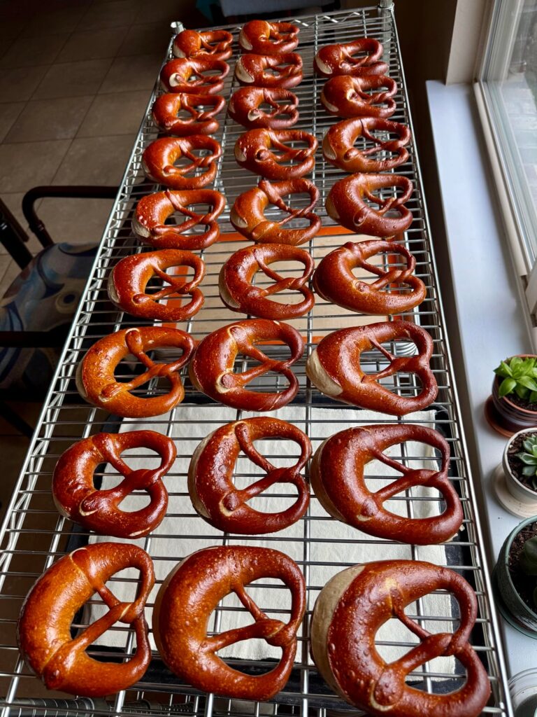 More Swabian Style Sourdough Pretzels For My Business
