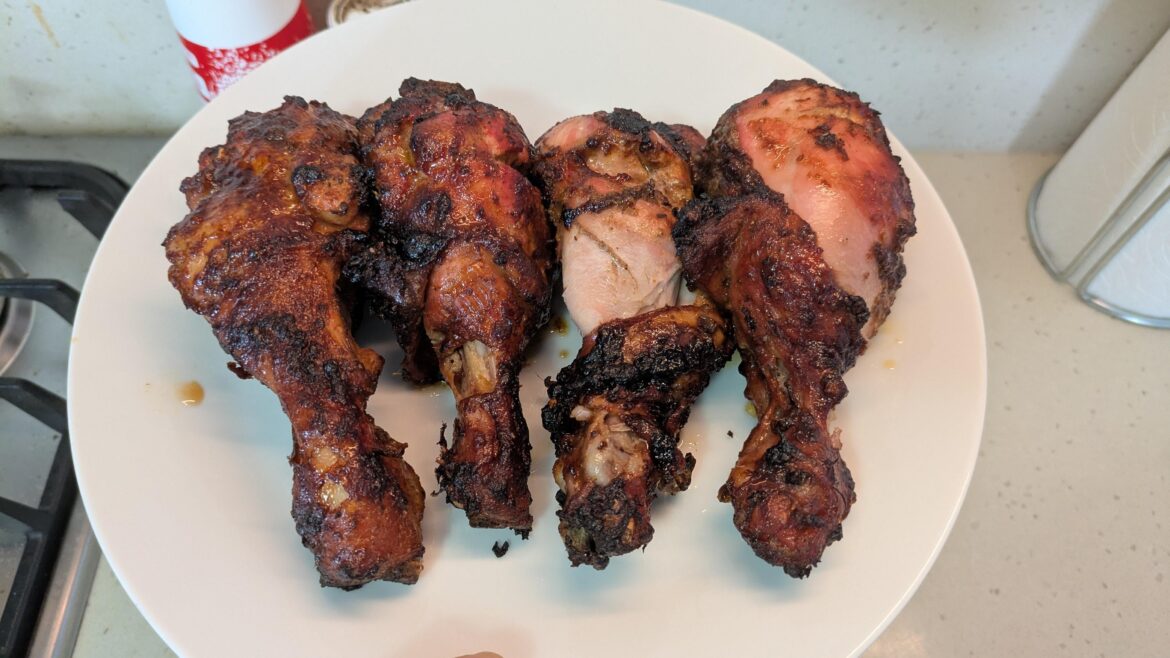Was craving BBQ legs, decided to make it