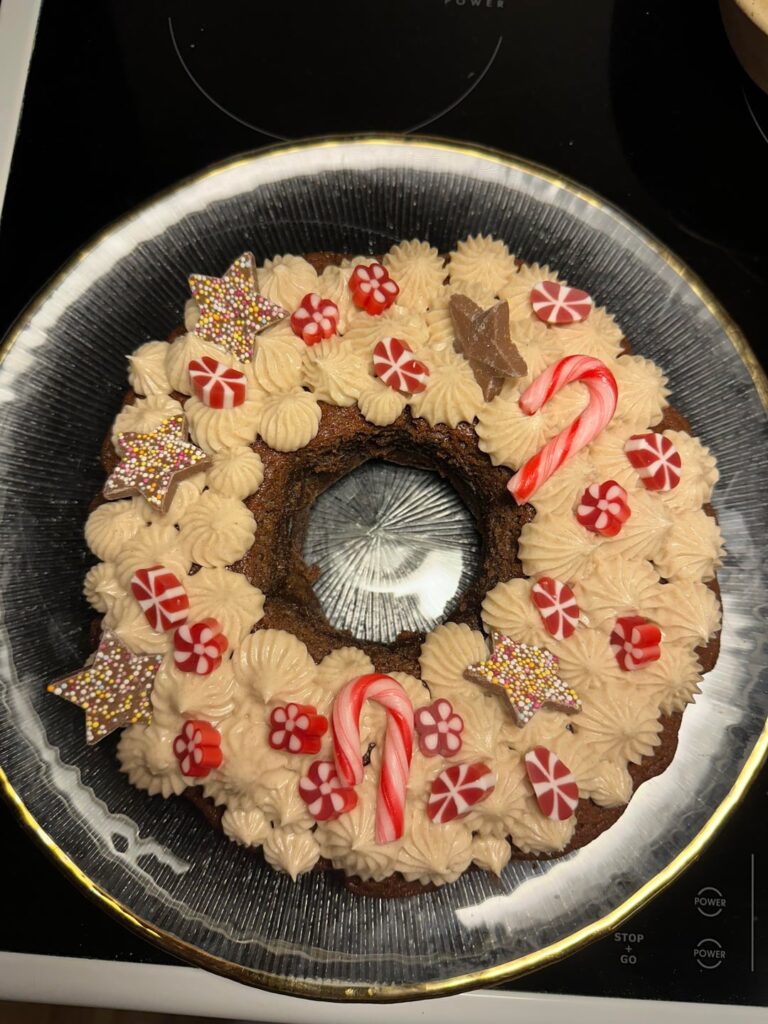 I made a Christmas cake for my team at work