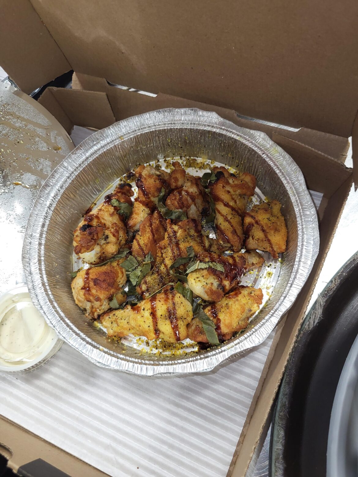 Some lemon pepper wings I got