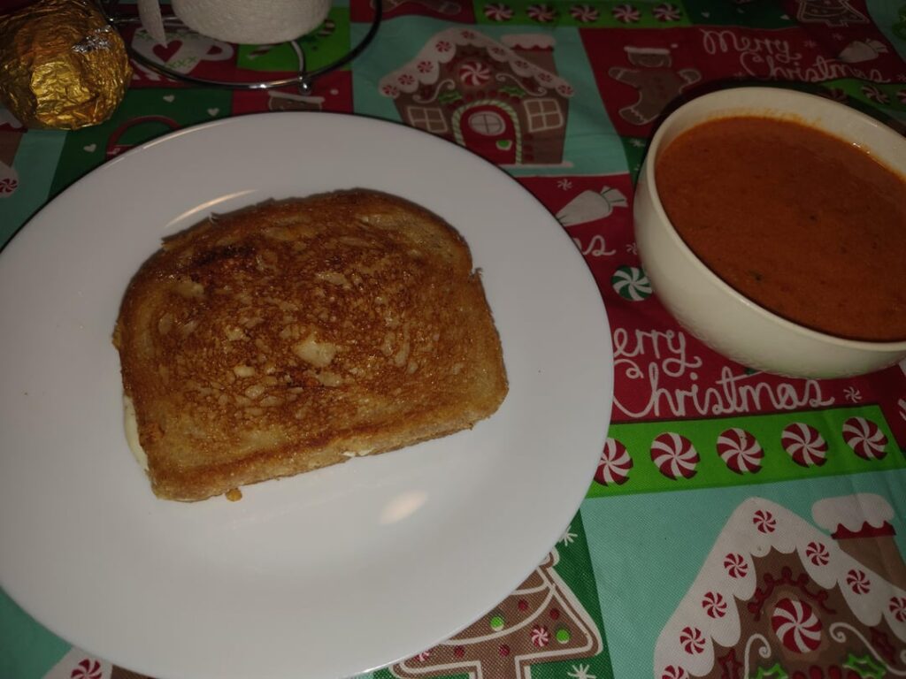 early morning grilled cheese