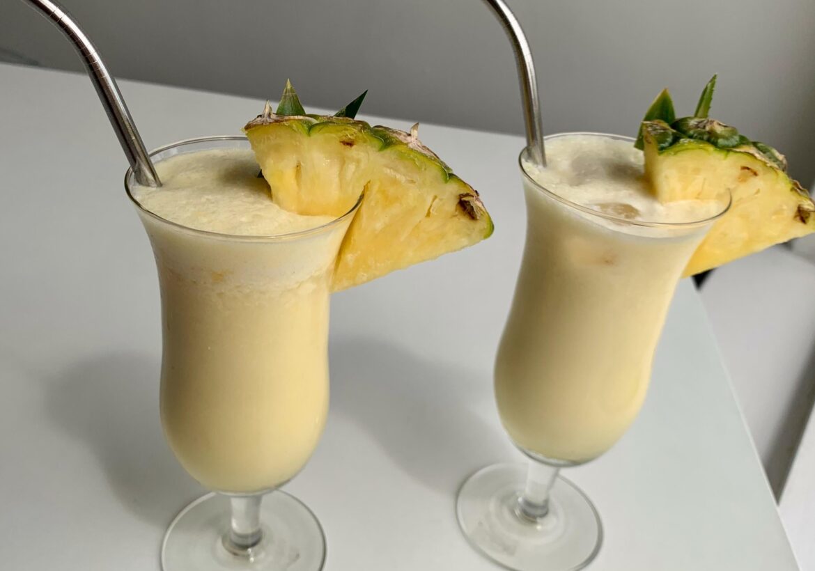 Vegan Pina Colada Mocktail