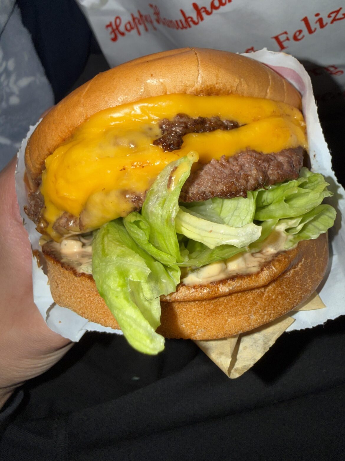 some in n out I had the other day 🔥