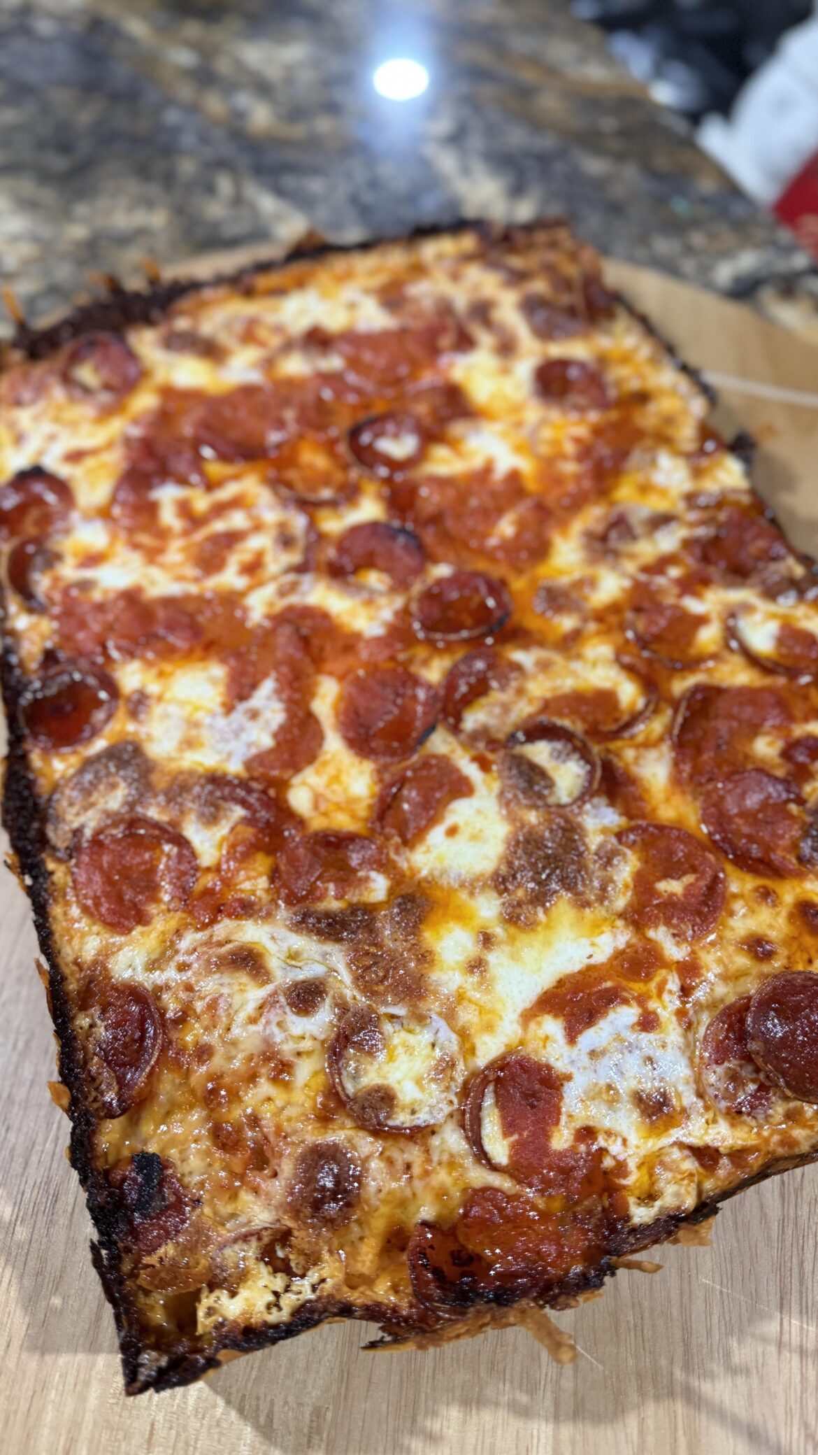 Spicy vodka w/ cup and char pepperoni and fresh mozz for Xmas Eve Eve 🎄