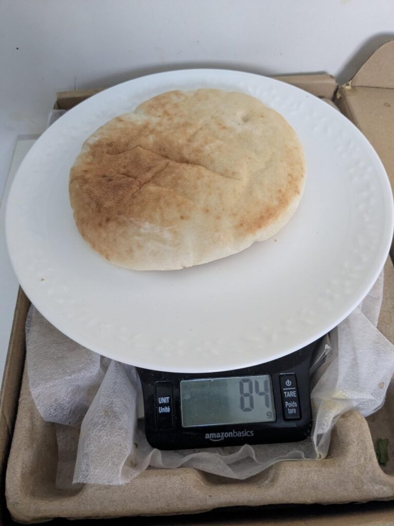 Fresh pita from Middle Eastern bakery