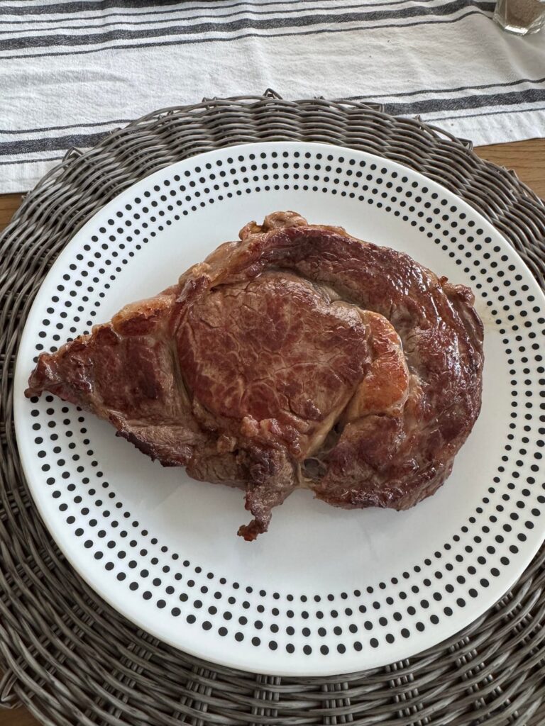 First time cooking steak