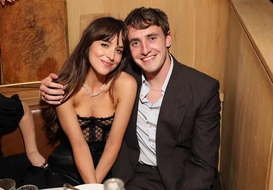Dakota Johnson and Paul Mescal attend Netflix's "The Lost Daughter"