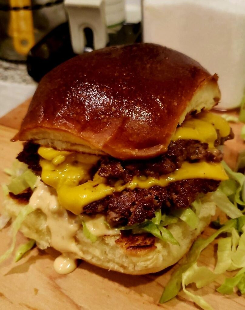 My go-to lunch when I have extra ground beef on hand