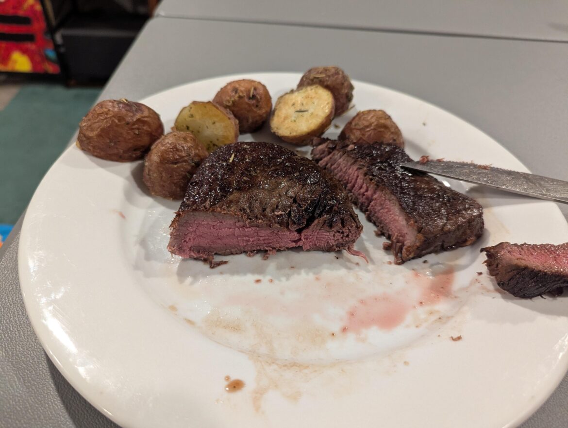First time sous vide, top sirloin steak