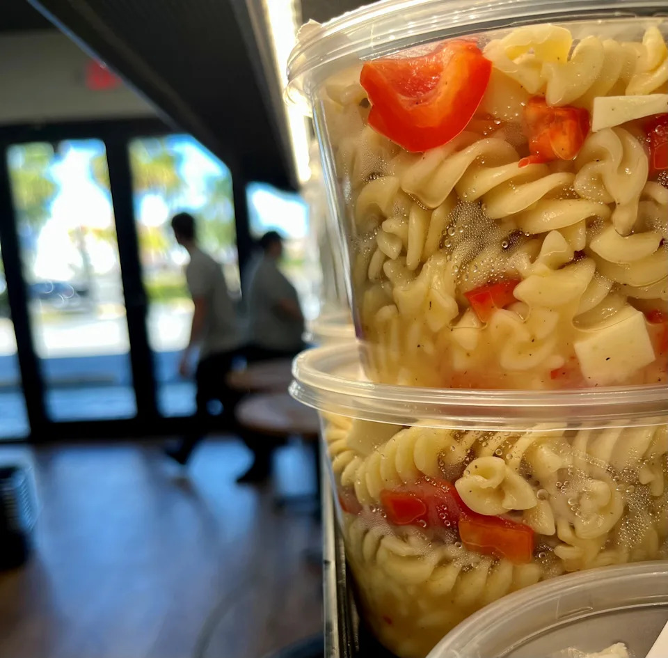 Prepared meals, including soups and pasta dishes, are ready to go at Stella Marie's Italian Market & Deli in Cape Coral.
