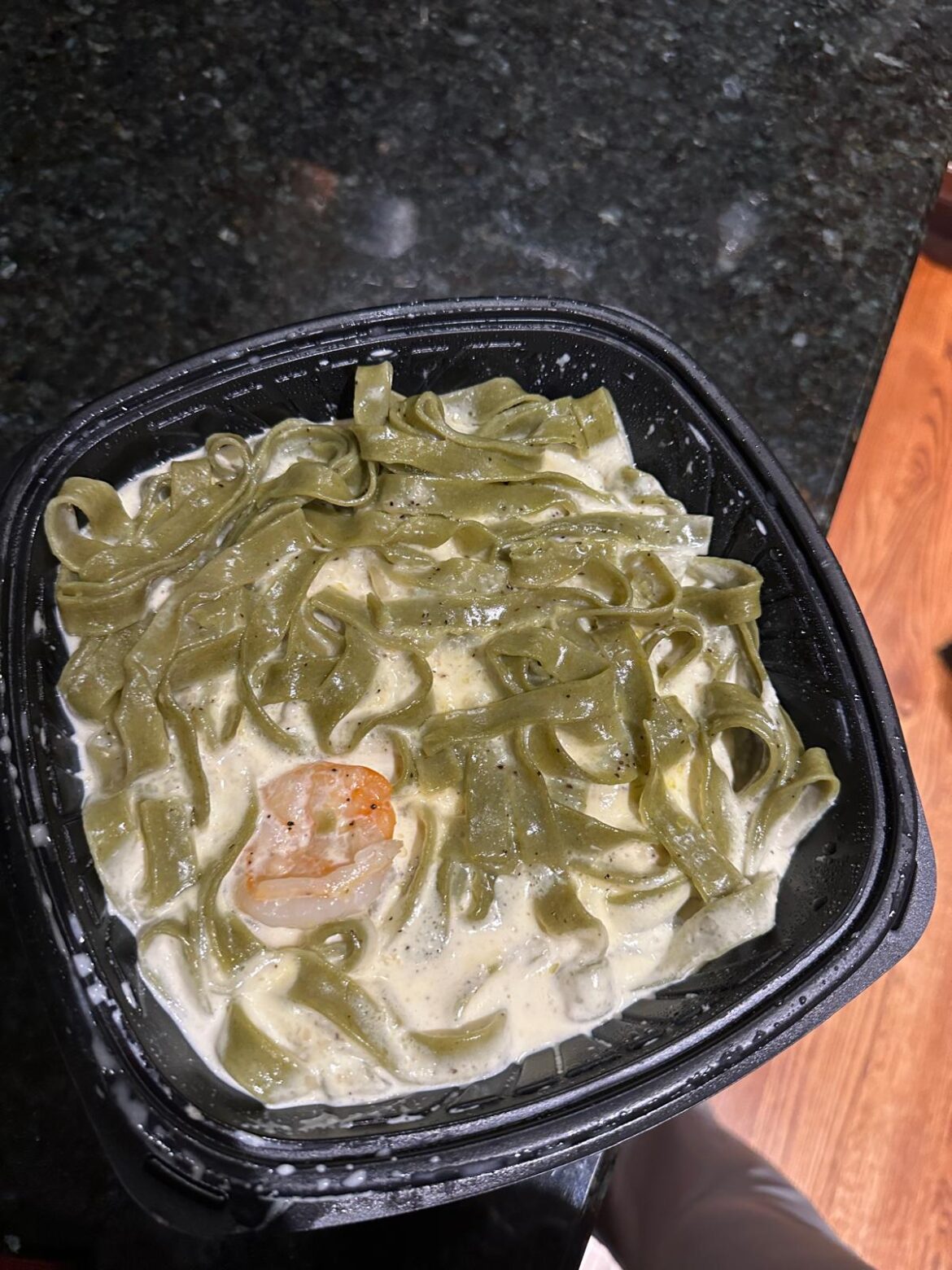 Thank you Calo Restorante for the one piece of shrimp