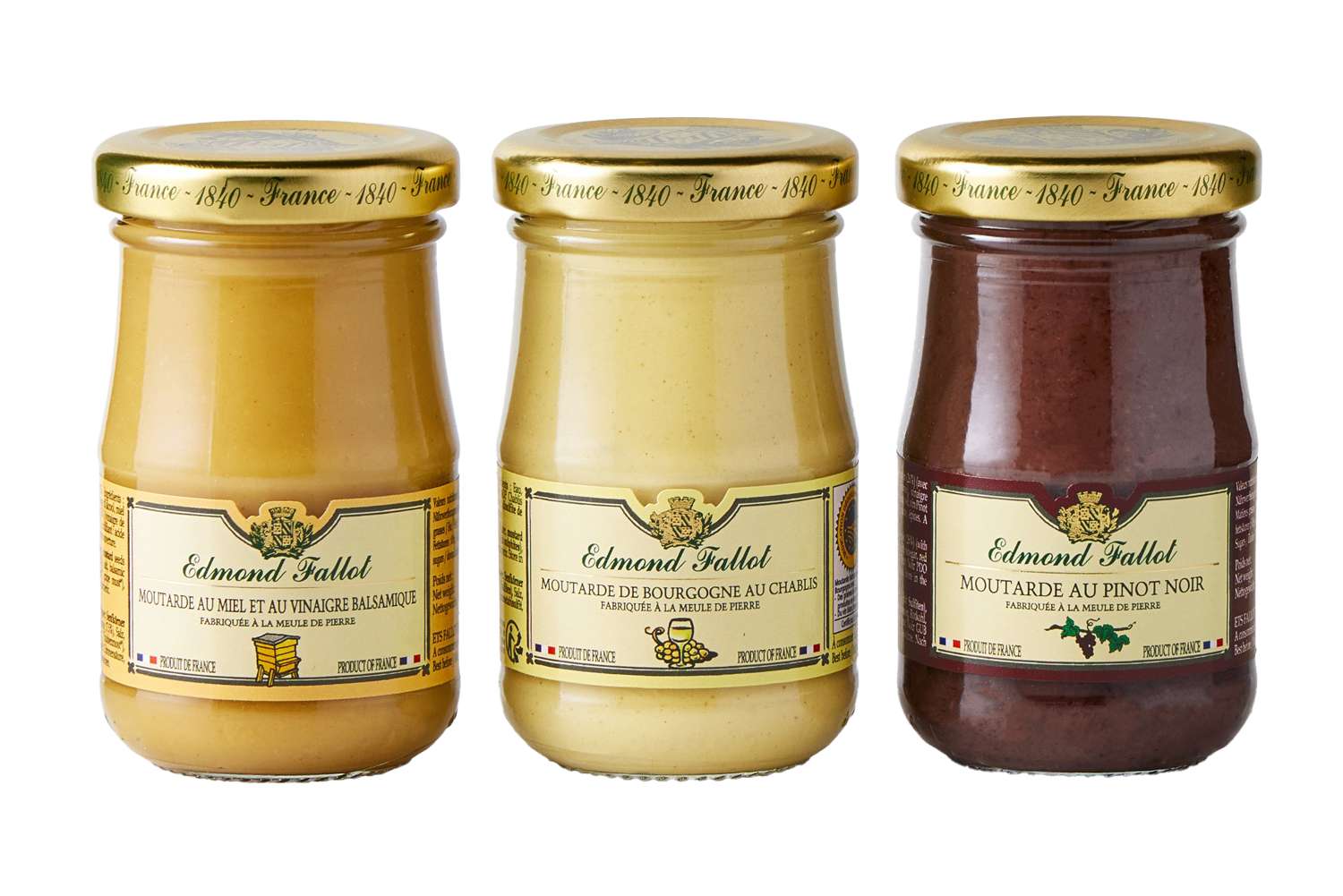 Williams Sonoma Edmond Fallot Mustard Trio Gift Set