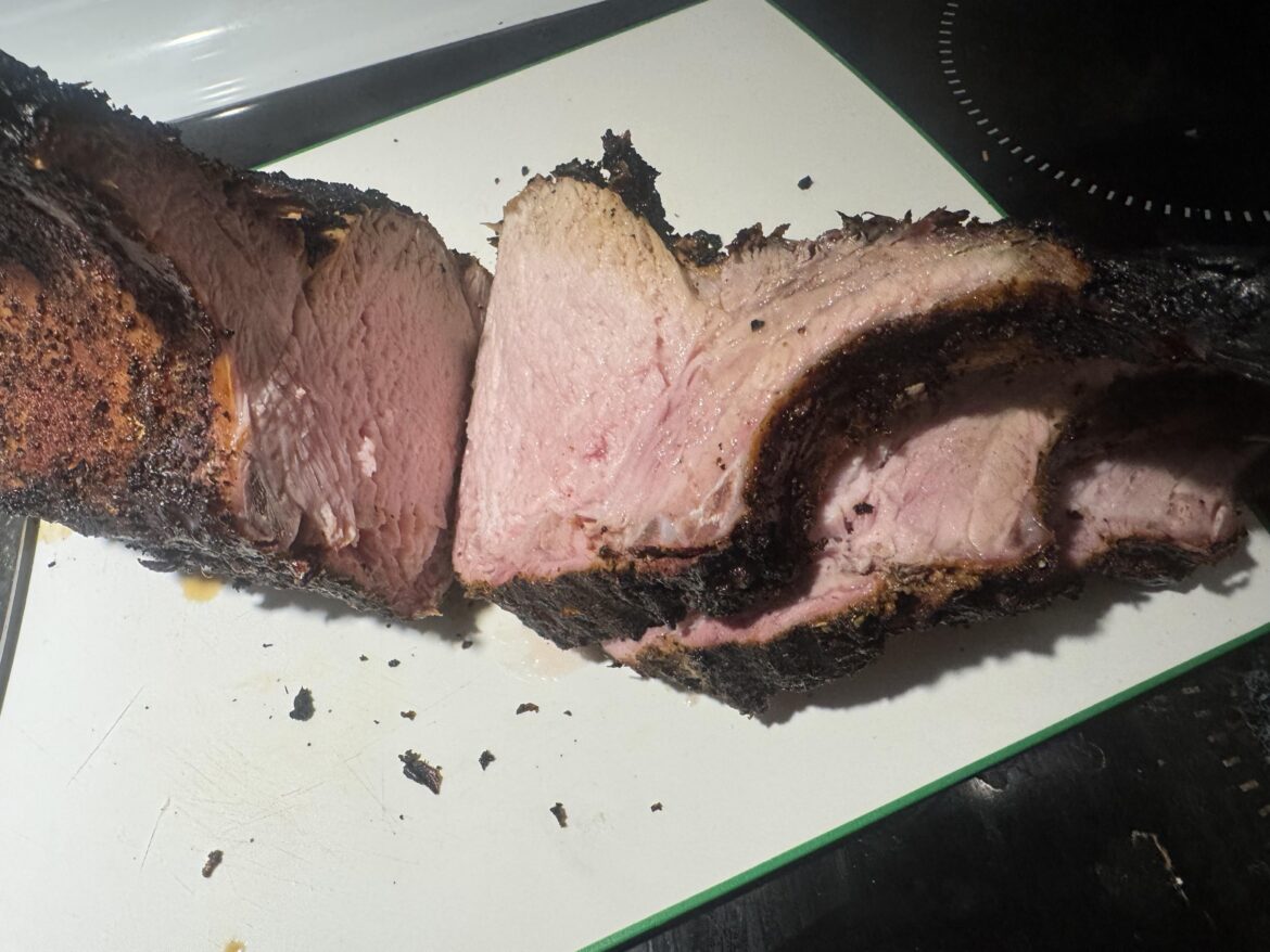 Bone in pork rack from Costco