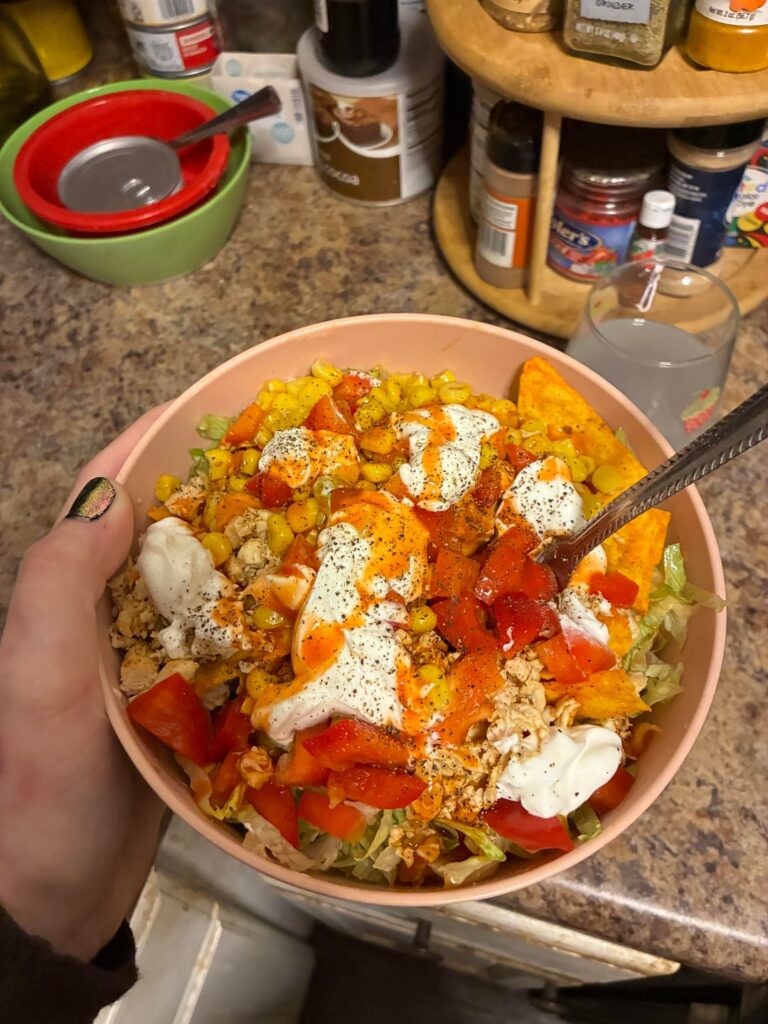 500 calorie taco bowl 🌮