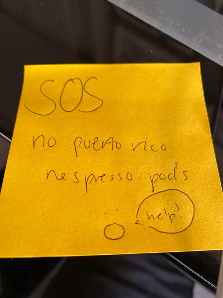 a coffee story in 3 parts