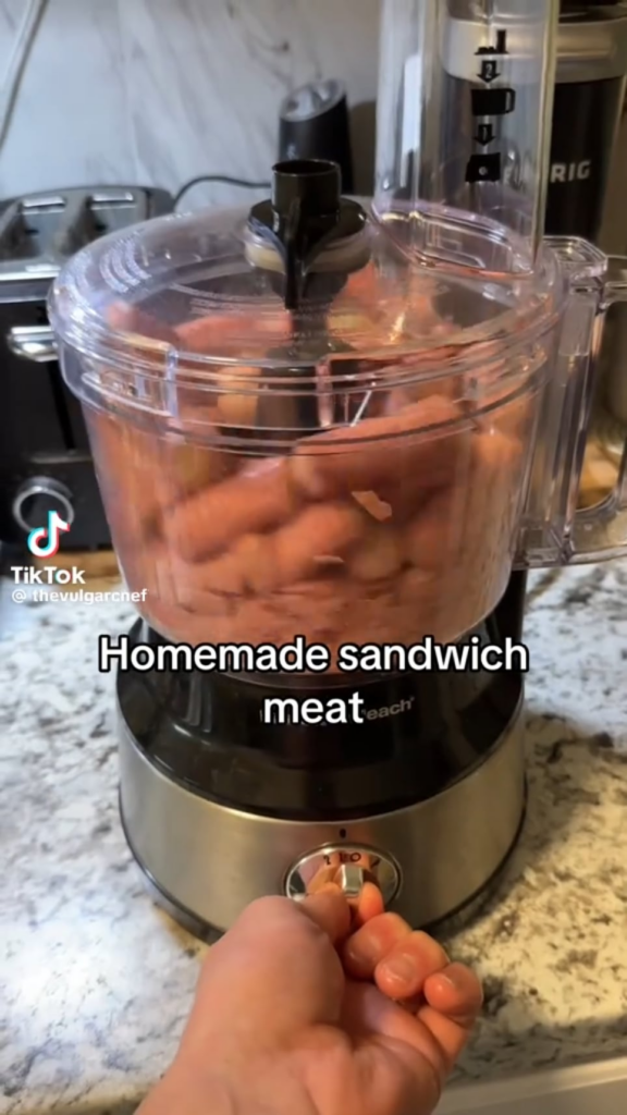 Blended Hot Dog Mac & Cheese Burger?