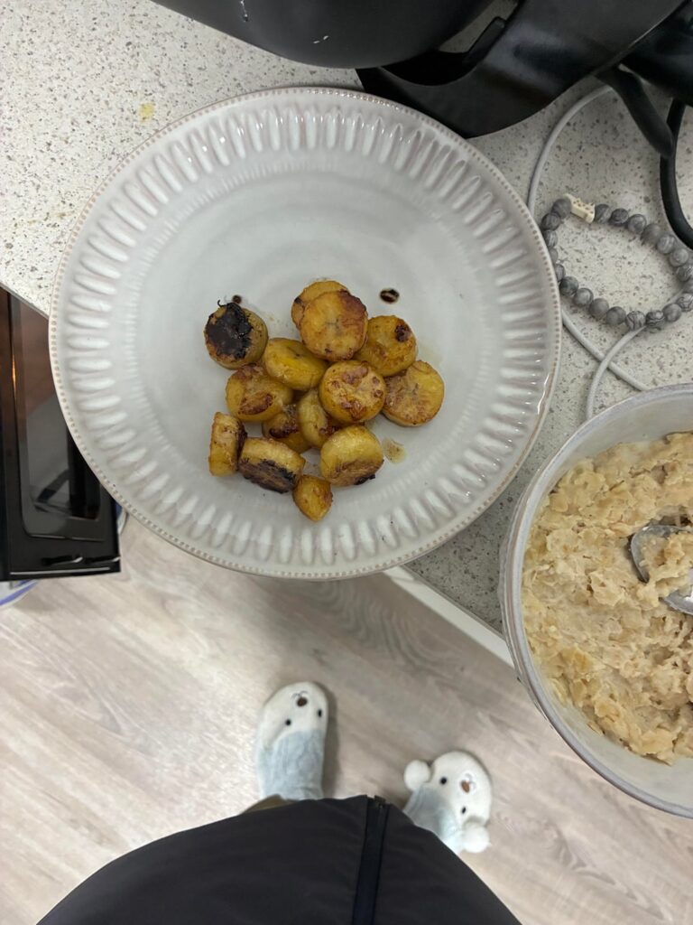 Former banana hater turned lovers sweet breakfast