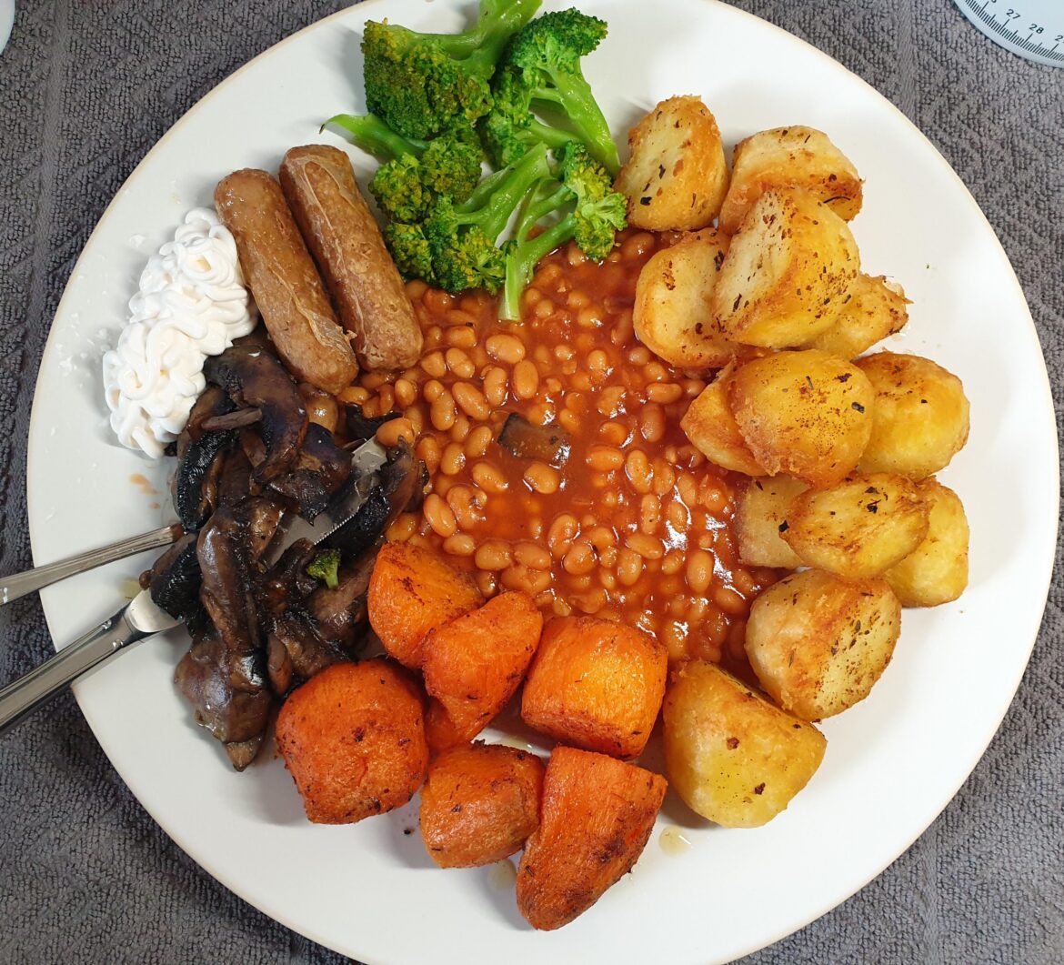 My version of a fryup/Sunday roast