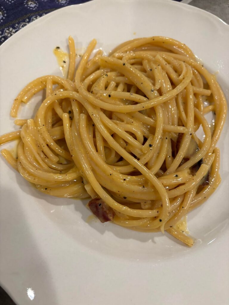 [homemade] Bucatini Carbonara