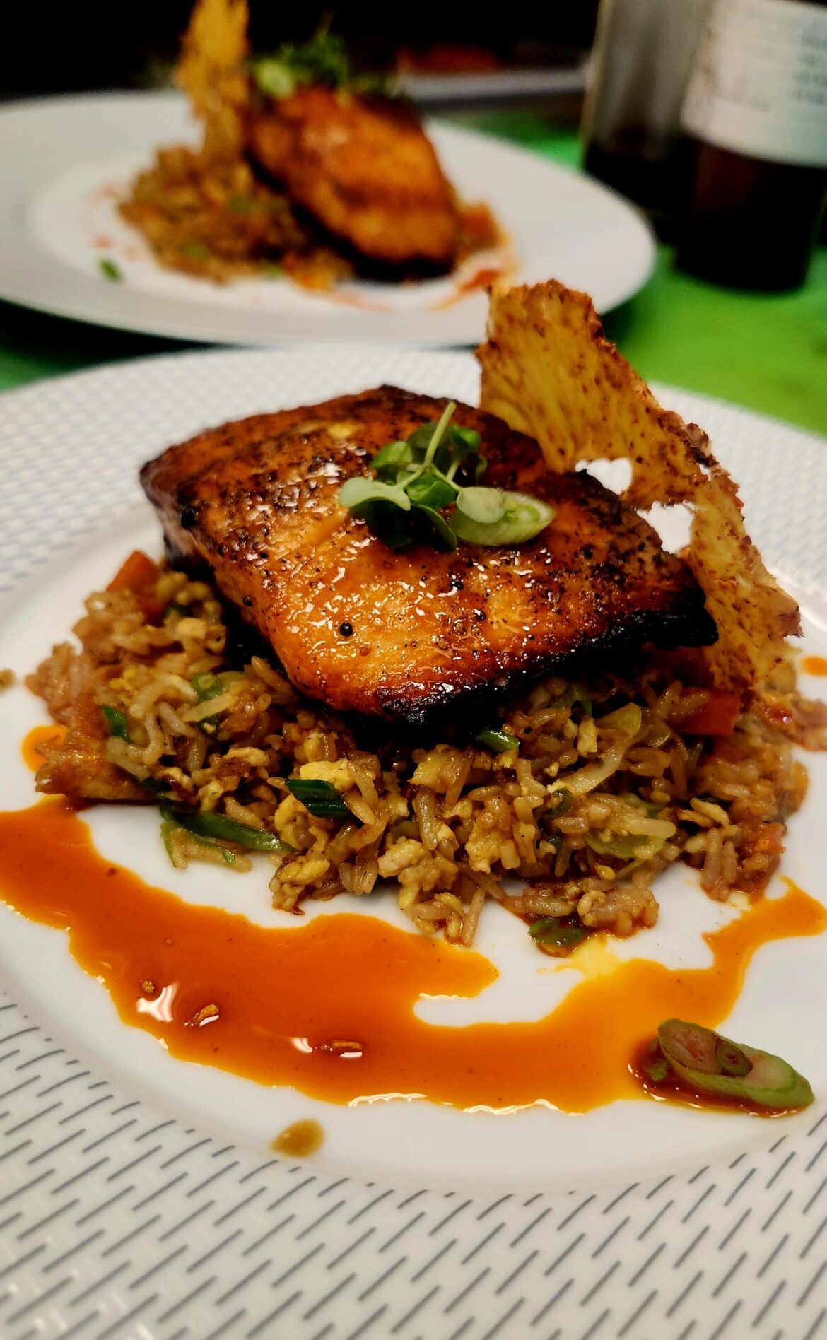 Miso-Maple glazed Salmon
