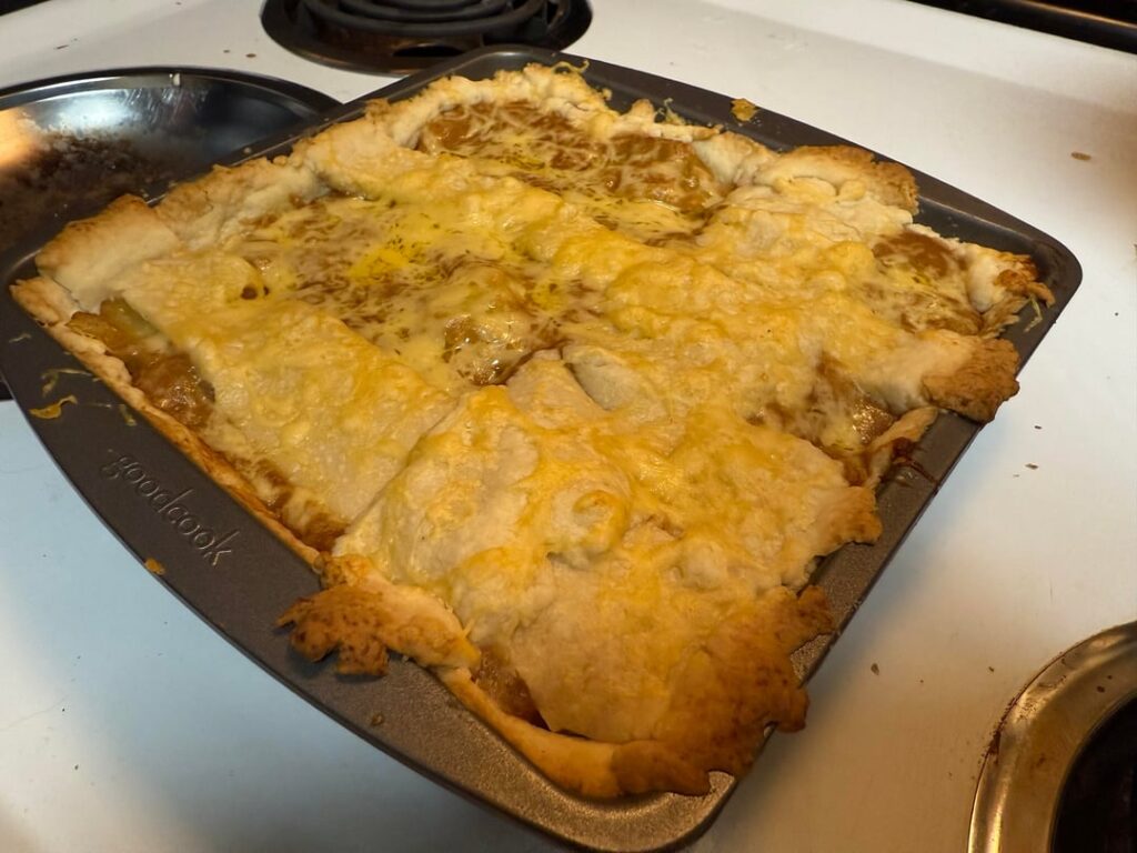 Potato and gravy pot pie Potato and gravy pot pie