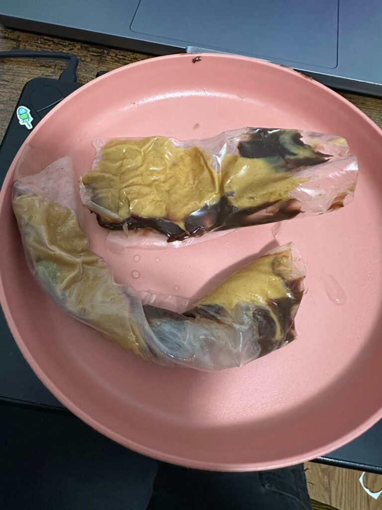 i dont know why i did this but i did, in fact, eat it