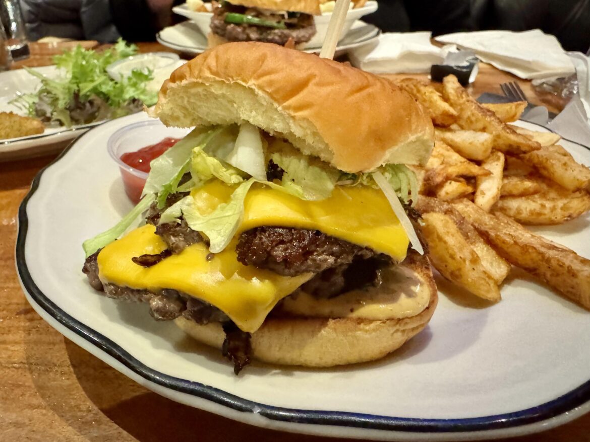 David’s Smash Double Cheeseburger from Notre Boeuf de Grace