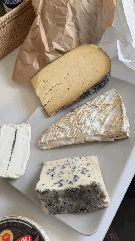 a delicious assorted cheese!