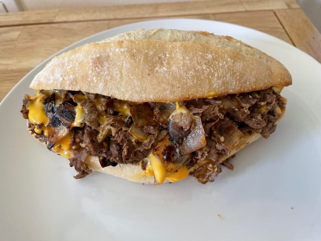 Cheesesteak lunch