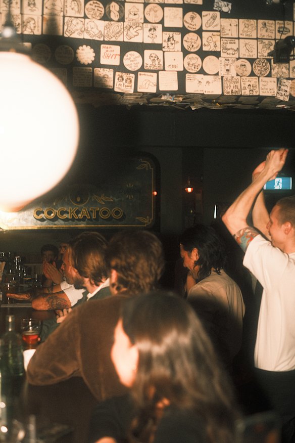 The coasters from Wednesday night coaster competitions at The Black Cockatoo.