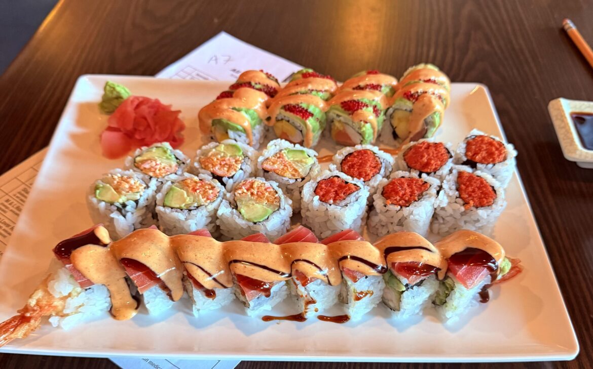 Is this considered a large amount of sushi for 1 person at an AYCE place?