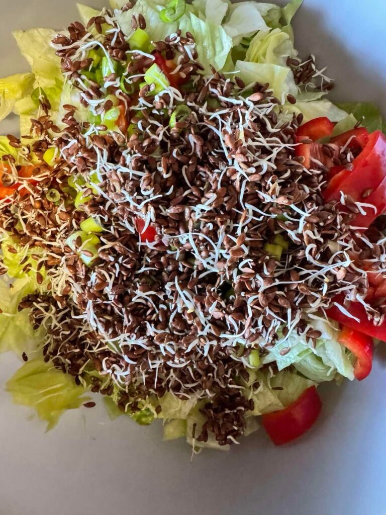 Caesar salad remake (+sprouts)