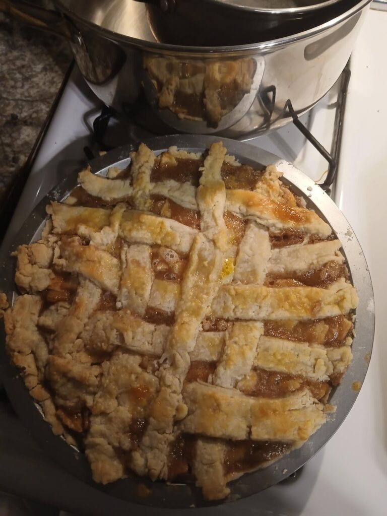 I'm a 16 year old chef, and this was my first time baking cake and pie.Tell me what you think i made this for thanksgiving