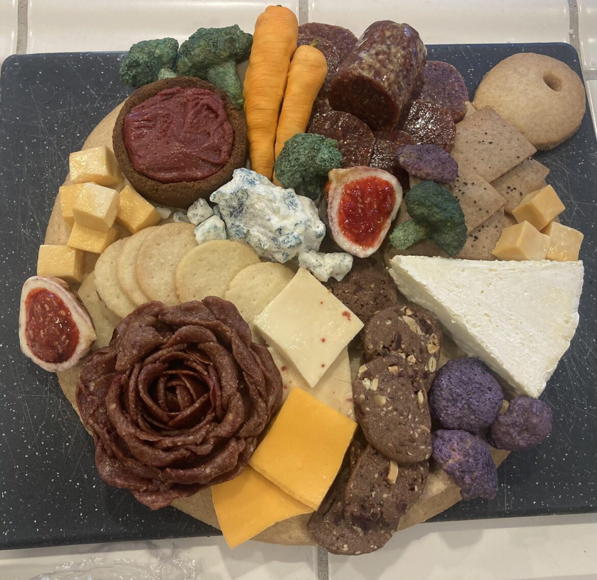 My giant sugar cookie charcuterie board