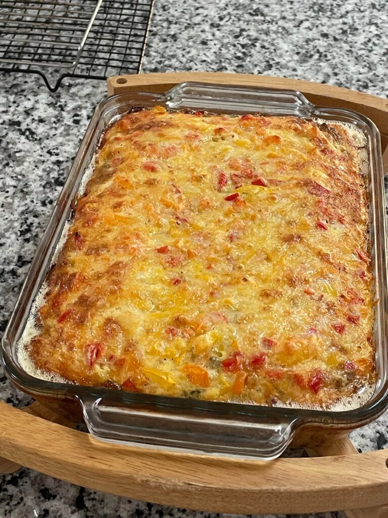 Christmas Day breakfast casserole