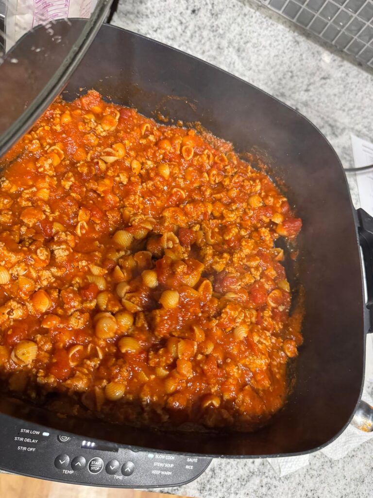 American Chop Suey. Slide two recipe.