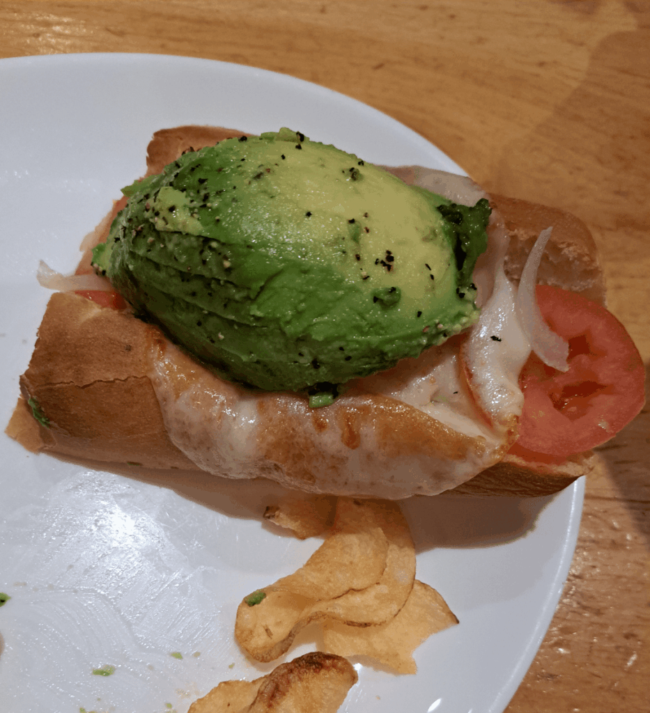 I asked for some avocado on my sandwich.