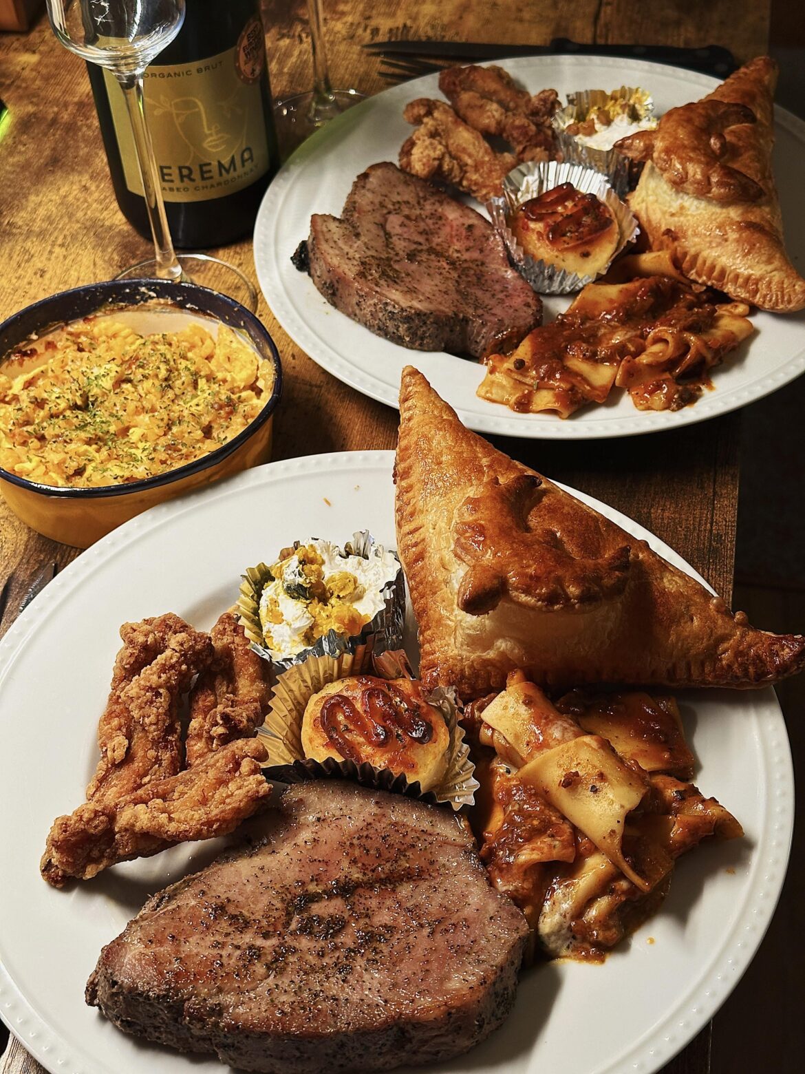 Our version of a Hogwarts feast, fit for a HP movie night.