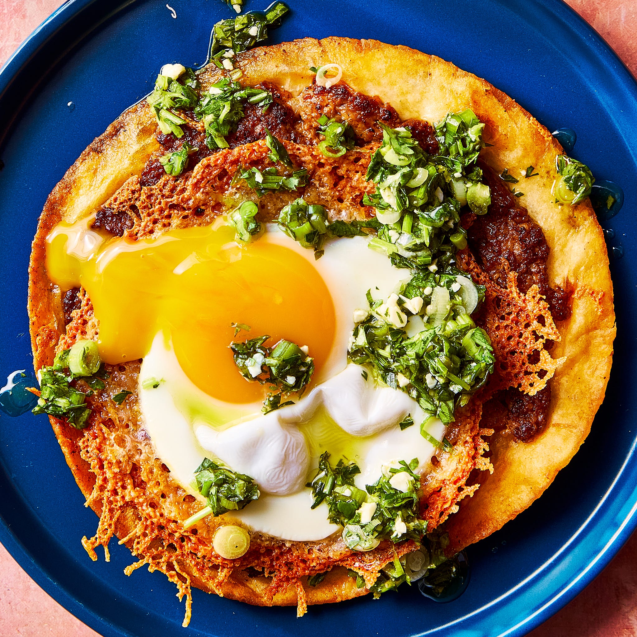 frico egg smash tacos