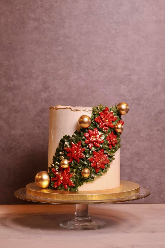 christmas birthday cake!