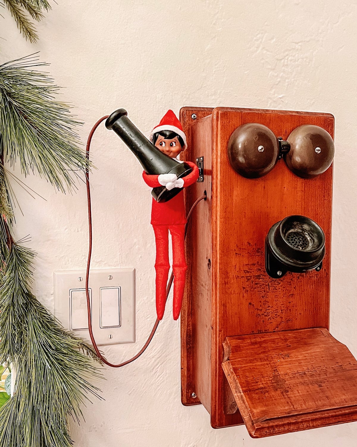 funny elf on the shelf ideas phone call