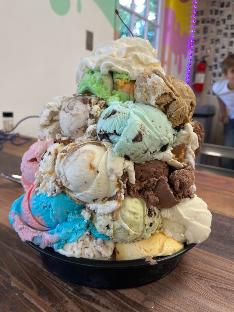 32 Scoop Munchin Monster Challenge Sundae from Munchin Hedgehog in Brookfield, CT