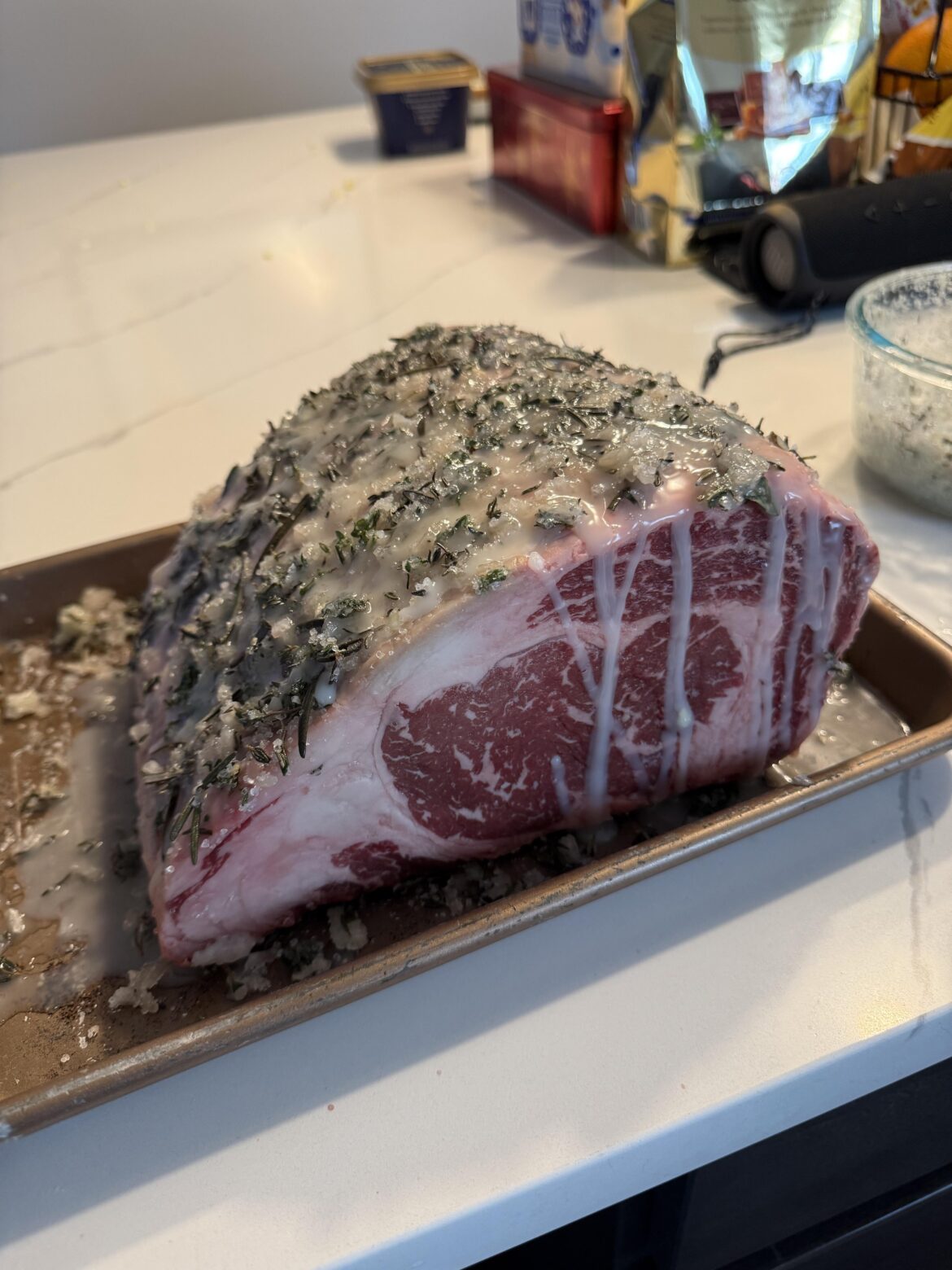 [homemade] Prepping the Christmas roast