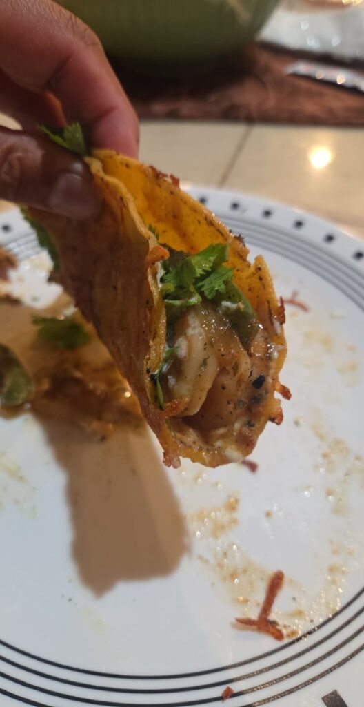 Just some shrimp tacos for dinner