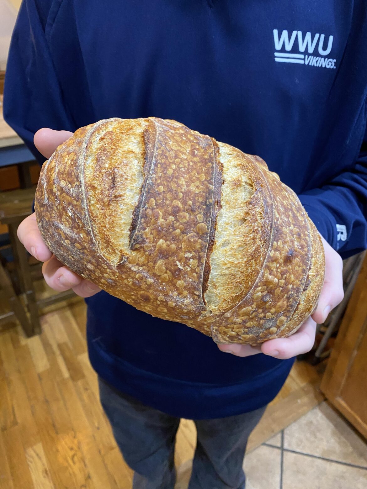 My 8th grade kid baked his crush a loaf as a Christmas gift