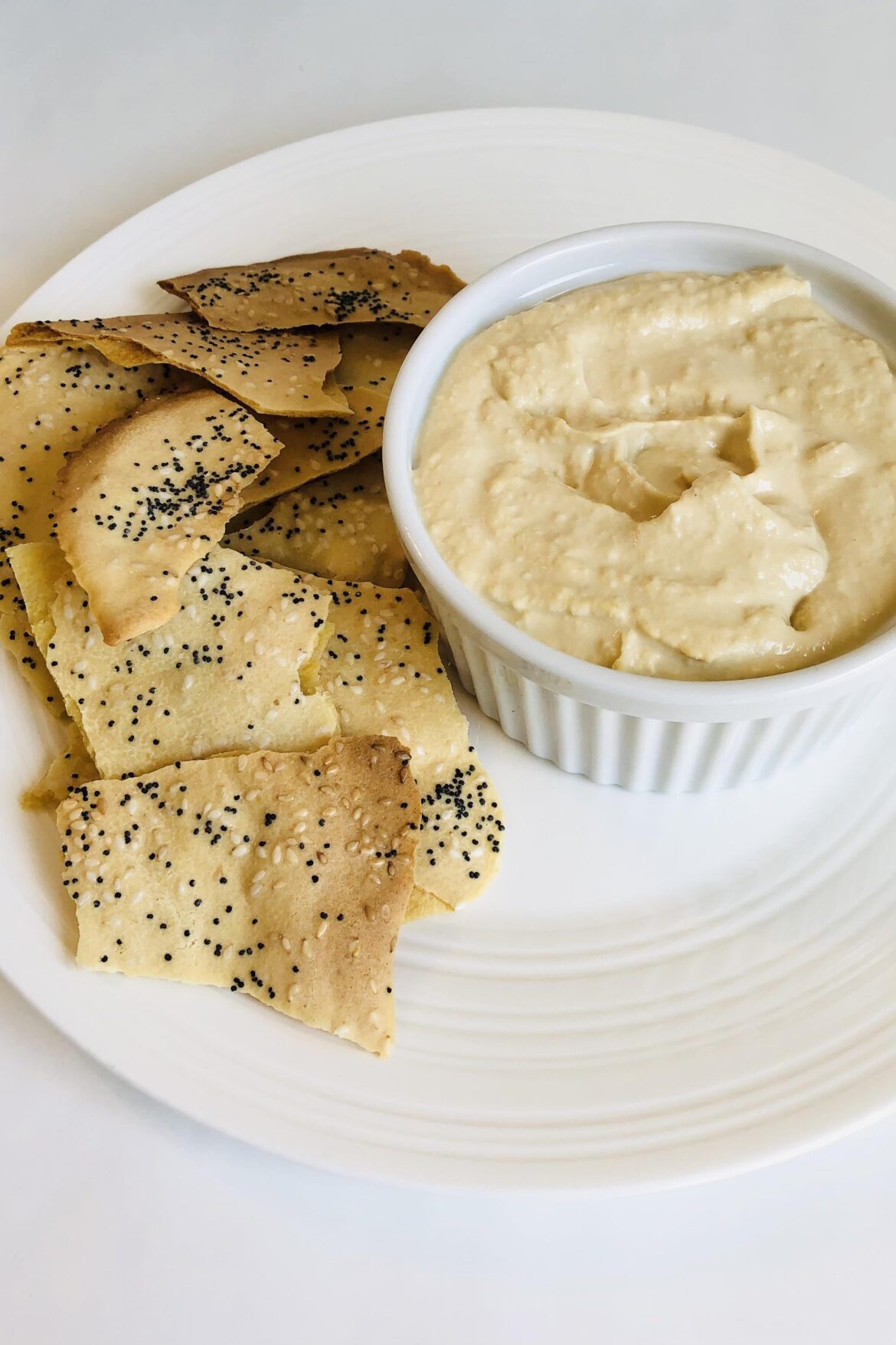 Chickpea flour crackers