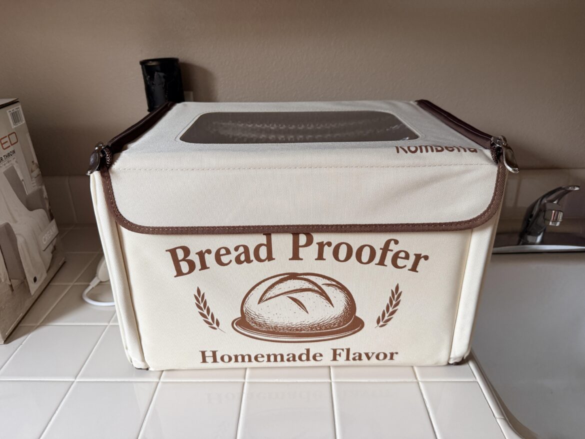 My son got me a heated proofer for Xmas!