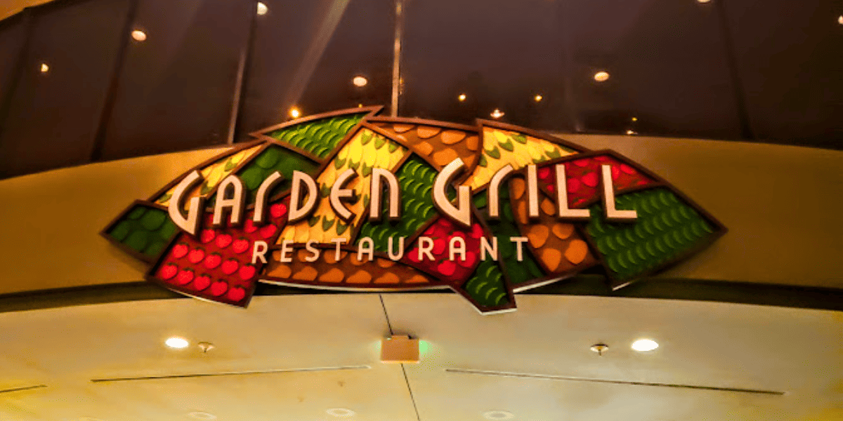 garden grill restaurant sign disney world epcot