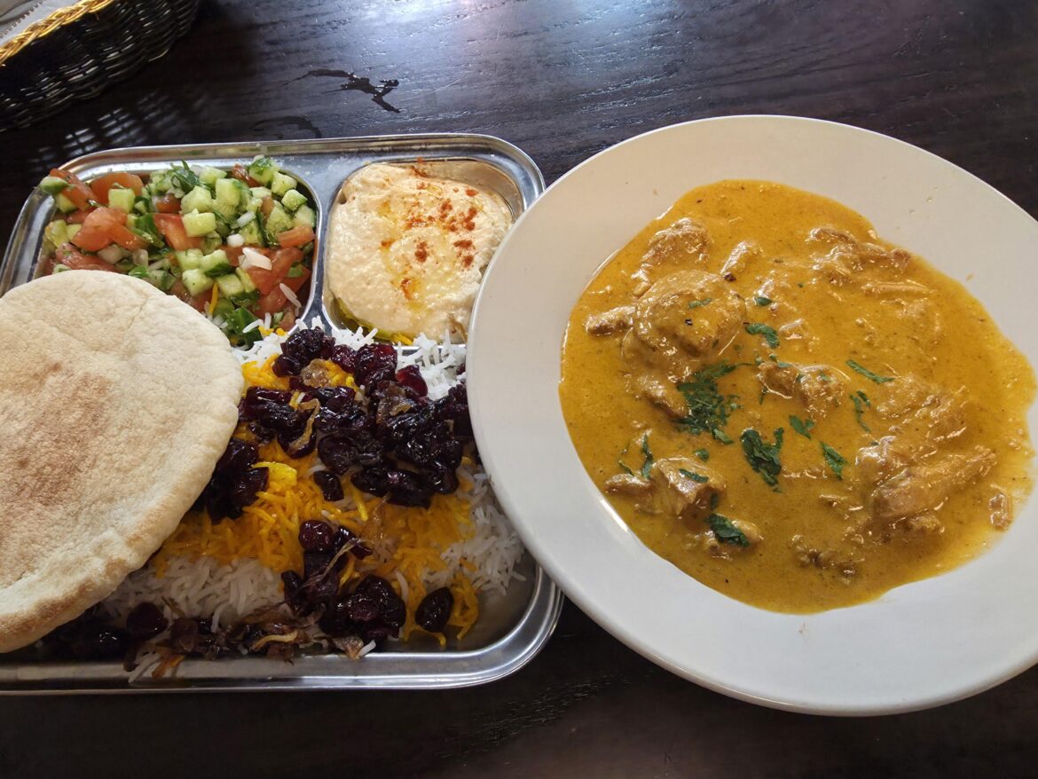 Kabobi's saffron butter chicken is one of the best meals in the city.