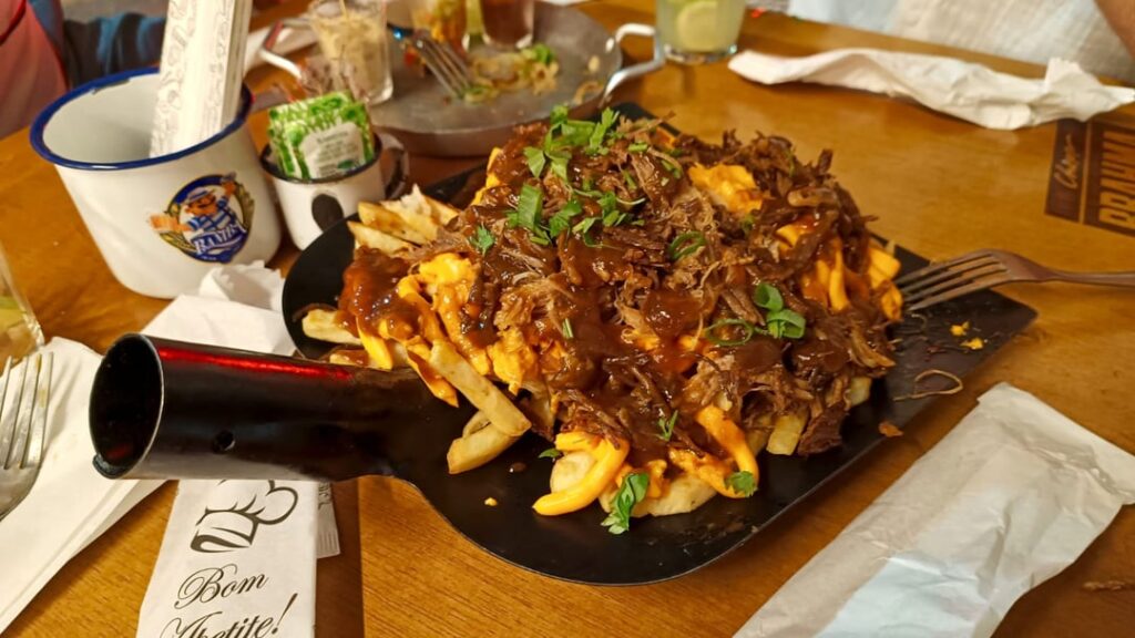 A shovel full of loaded fries, anyone?